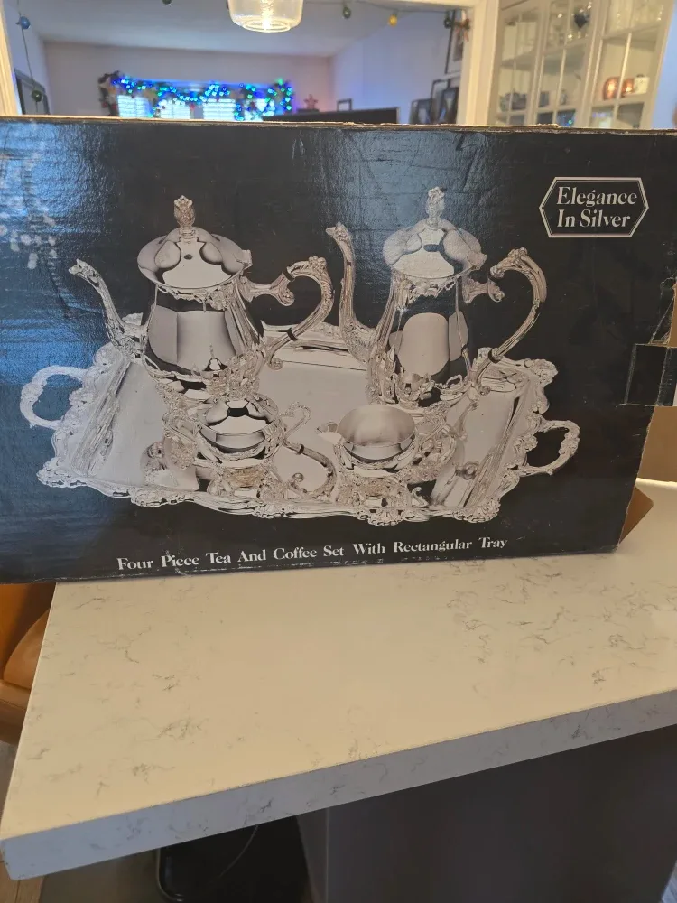 Elegance In Silver Tea & Coffee Set