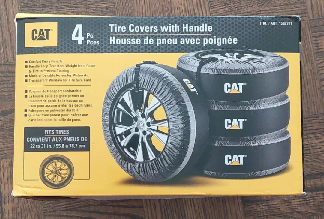 CAT Tire Covers with Handle, Fits 22-31 in Tires