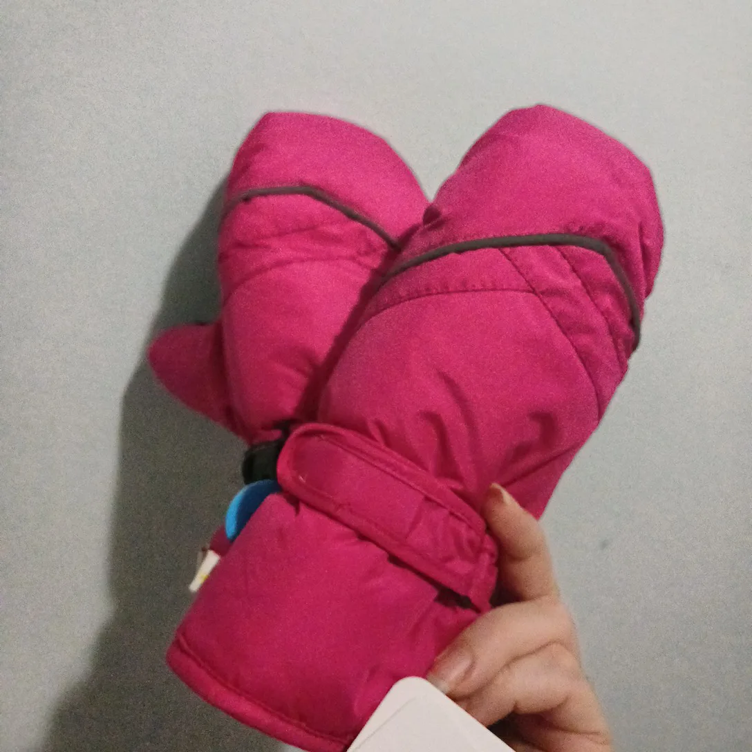 NEW Hot Paws pink black winter mittens #cleanout image indicator(3)