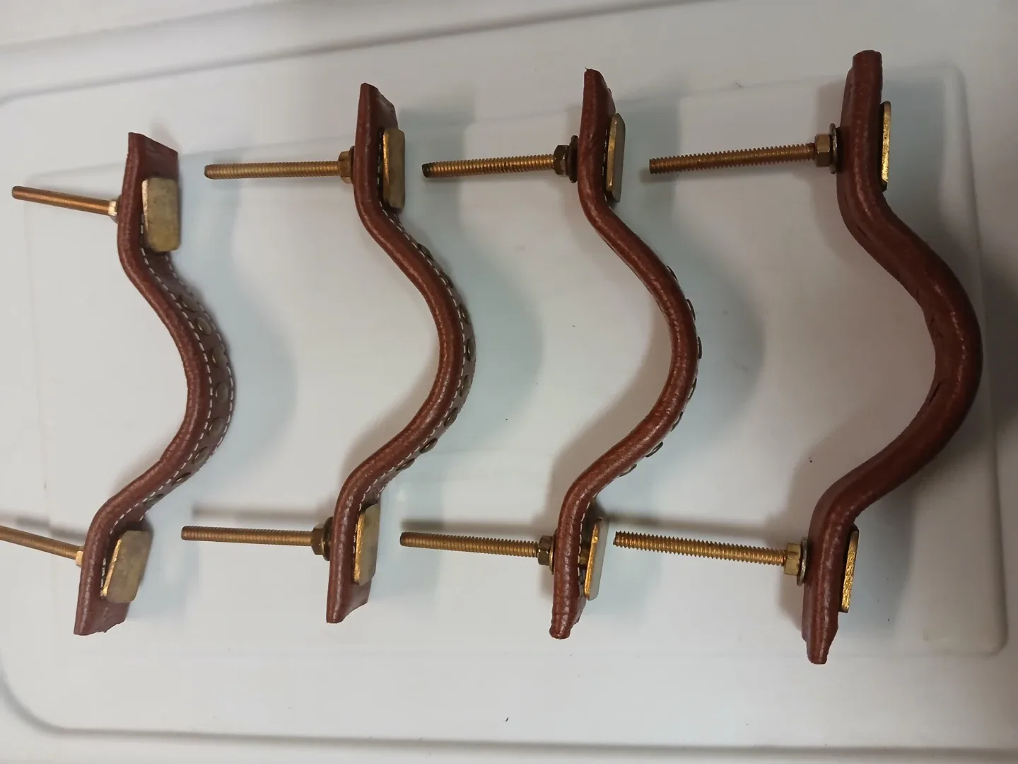 Leather Cabinet Drawer Pulls (Set of 4) image indicator(2)