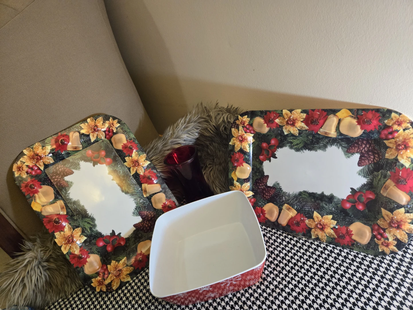Christmas Serving Dishes Set