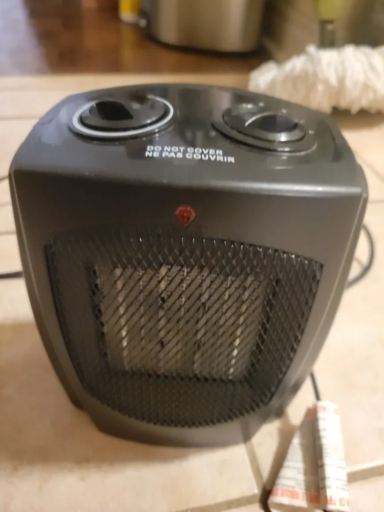 Black Portable Space Heater
