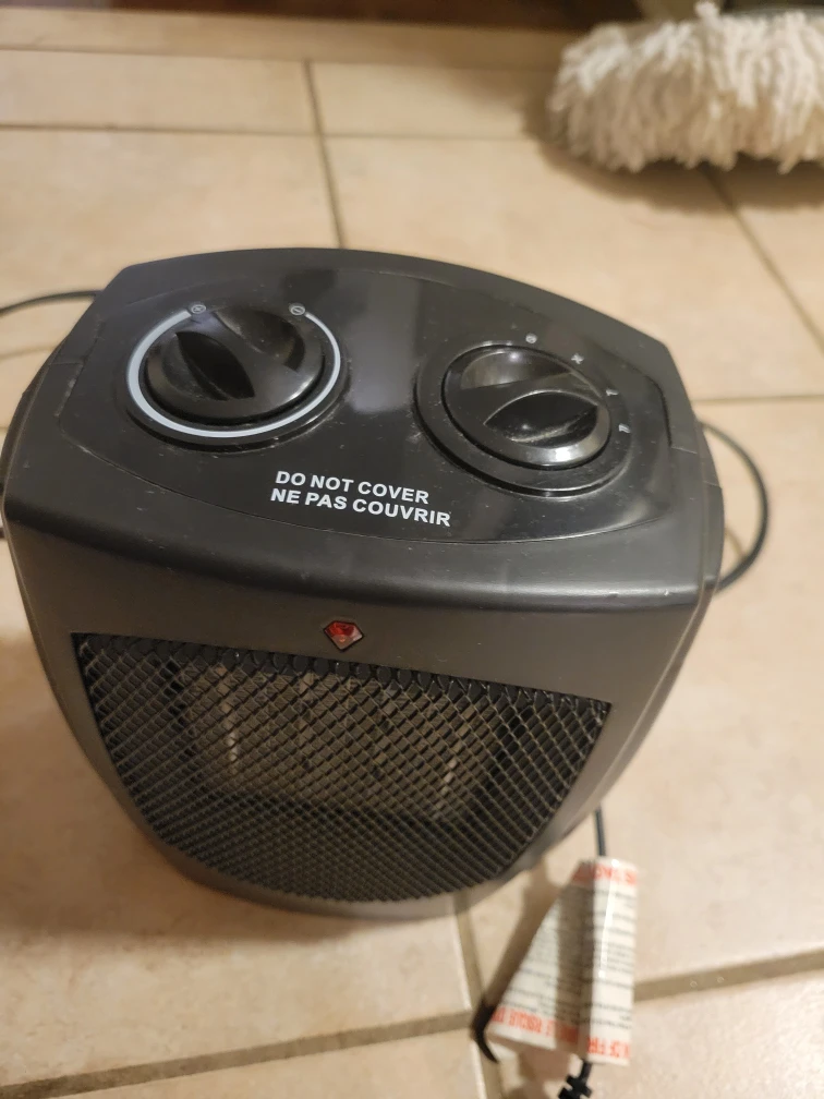 Black Portable Space Heater - photo 2
