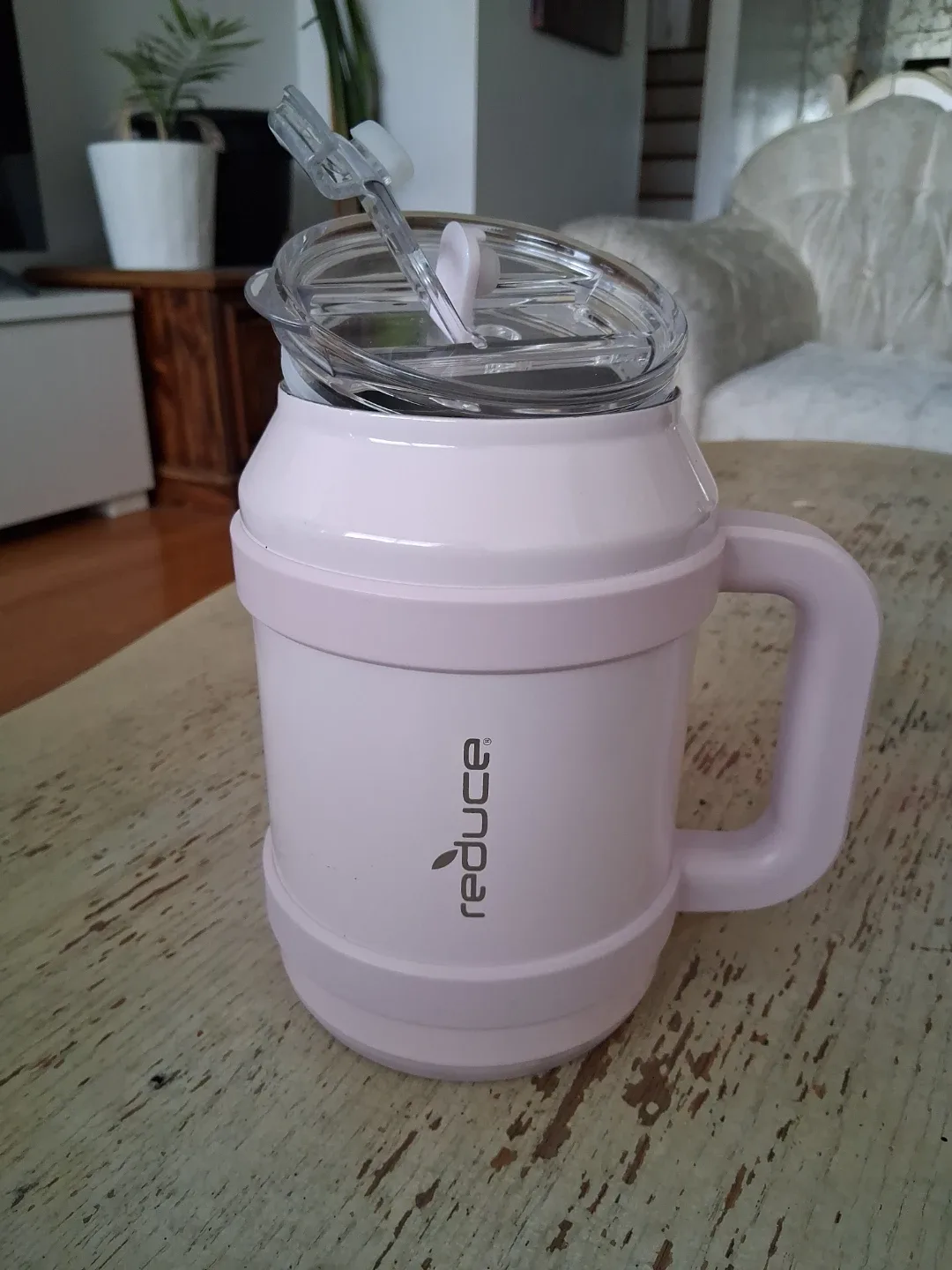 Reduce Cold-1 50oz Tumbler with Handle - Pink