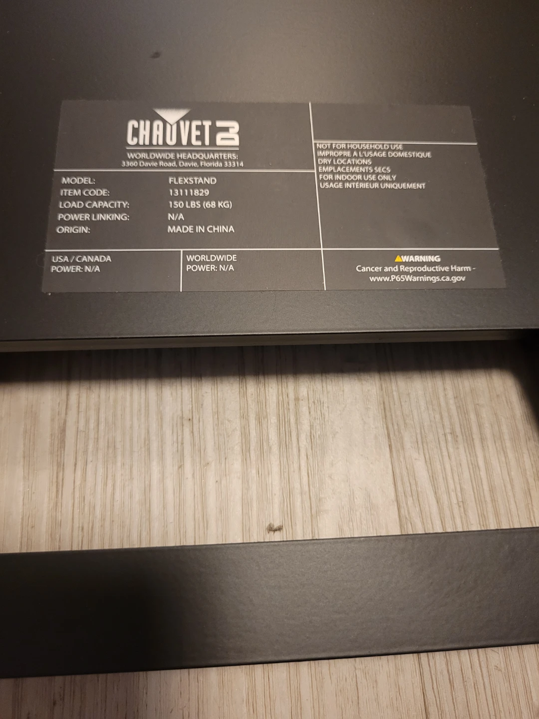 Chauvet FlexStand Base Plate - NEW!!! - photo 5