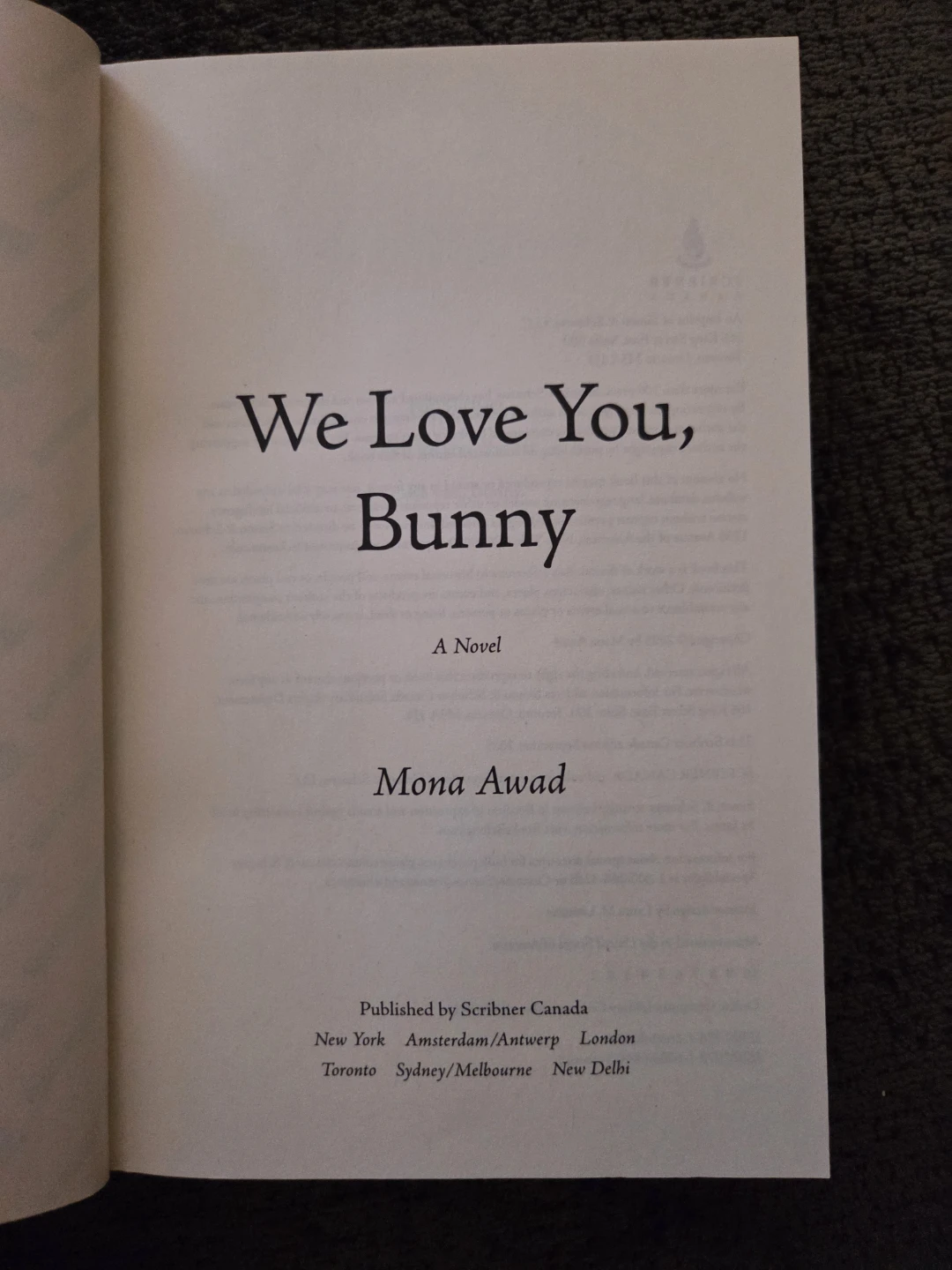 We Love You, Bunny - A Novel by Mona Awad - photo 4