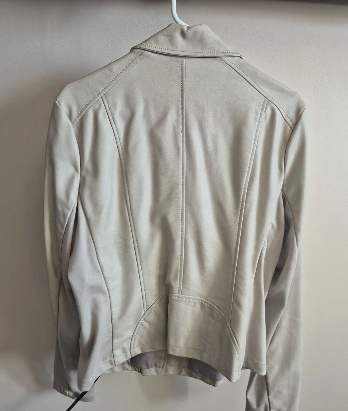 Dynamite Faux Leather Biker Jacket - Size XL - photo 3