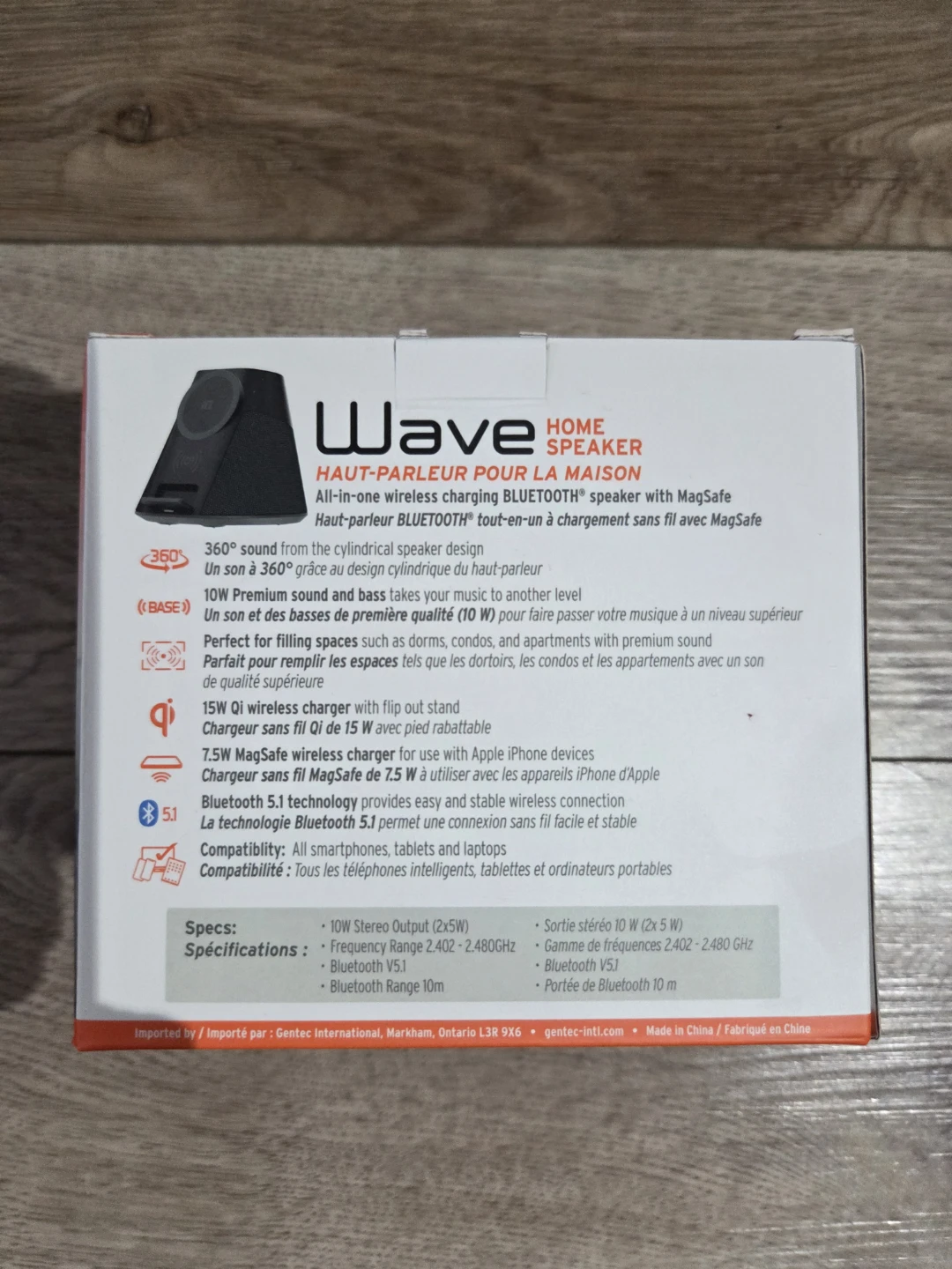 [iQ Wave] BNIB Home Speaker w/ Wireless Charger - photo 4
