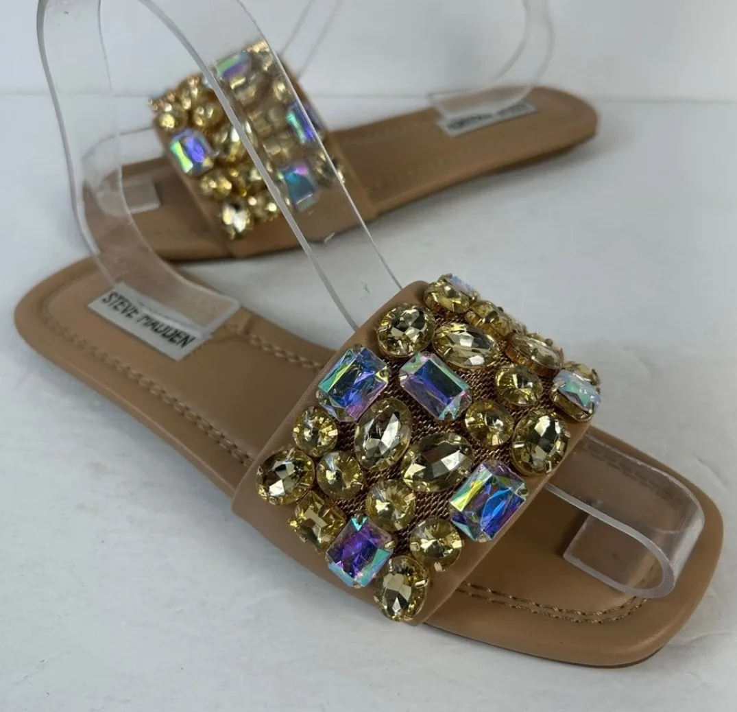 Steve Madden Embellished Sandals - Size 7