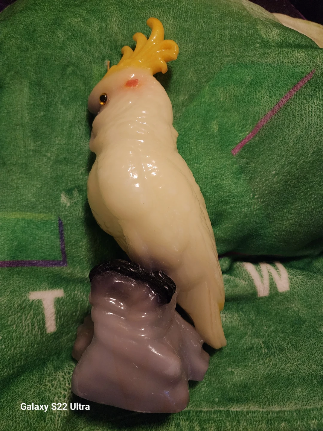 Cockatoo Parrot Candle Figurine - photo 3