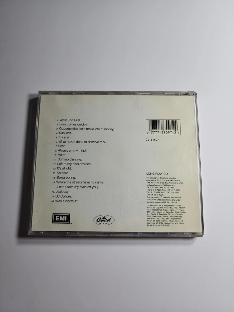 Pet Shop Boys - Discography CD - photo 2