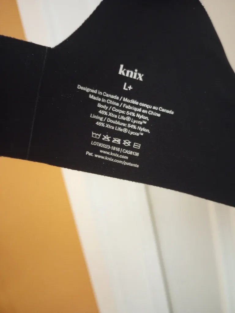 #Cleanout NWOT Knix V Neck Bra Size L+ image indicator(4)