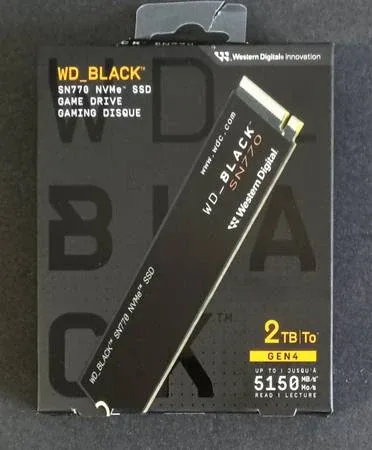 WD_BLACK SN770 2TB NVMe PCIe 4.0 M.2 Internal SSD - New