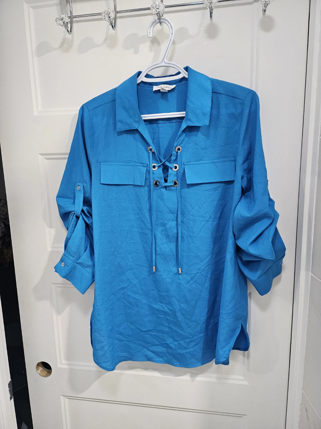 Chemise Calvin Klein Turquoise Taille S