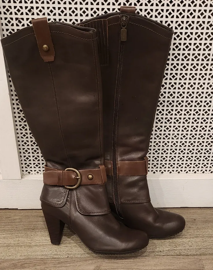 Blondo Brown Leather Boots - Size 7M