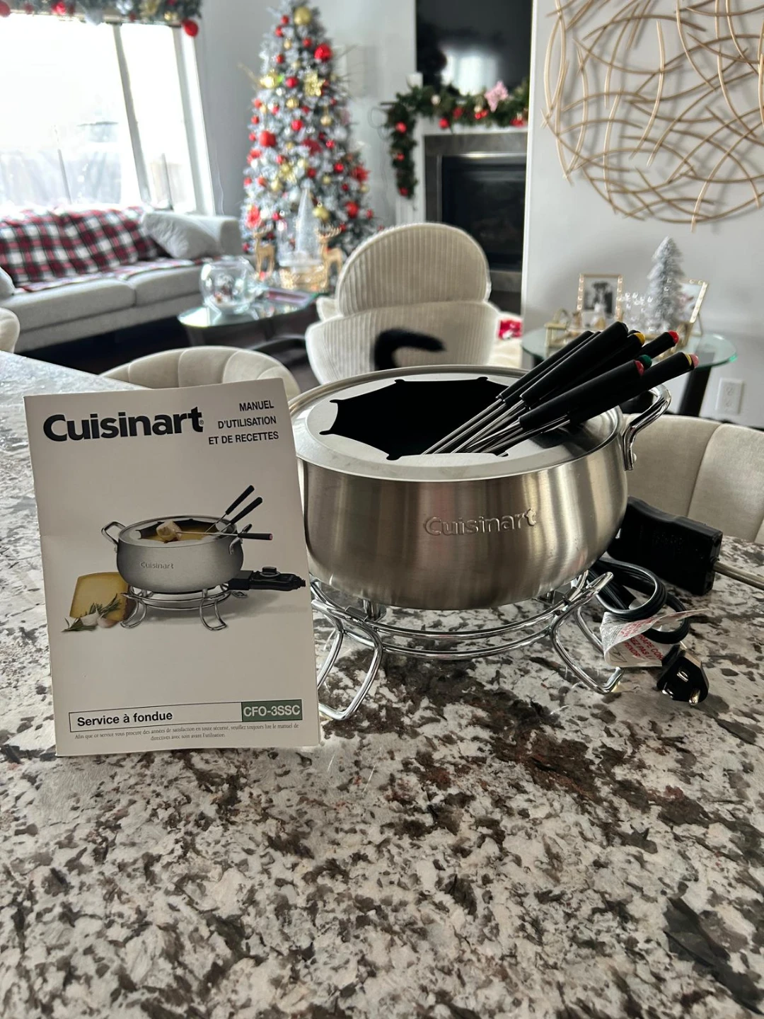 Cheese melter.