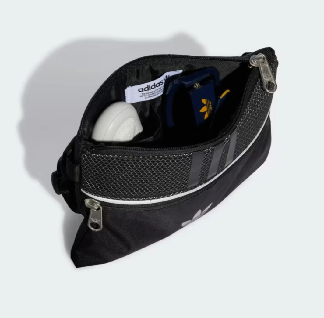 Adidas Sacoche Black Crossbody Bag - New - photo 5