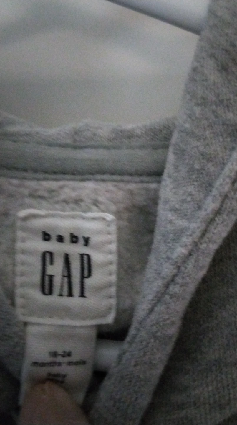 Baby Gap Grey Hoodie, 18-24 Months - photo 3
