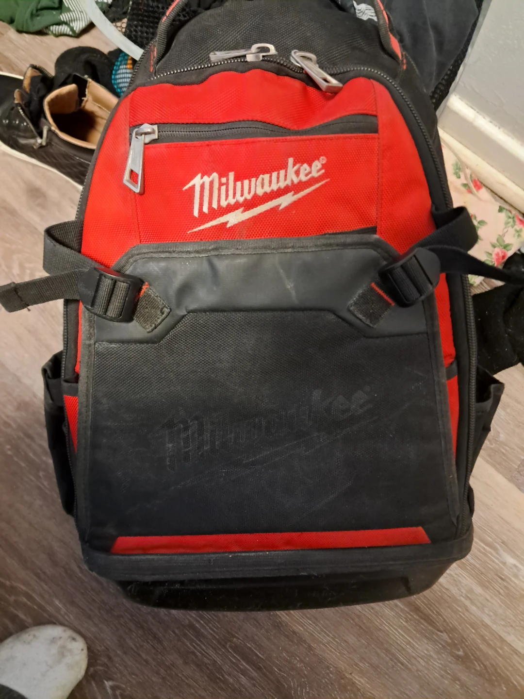 Milwaukee Red & Black Tool Backpack