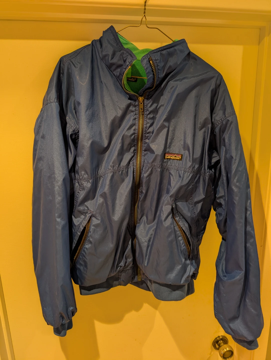 Patagonia Blue Windbreaker Jacket - Size L