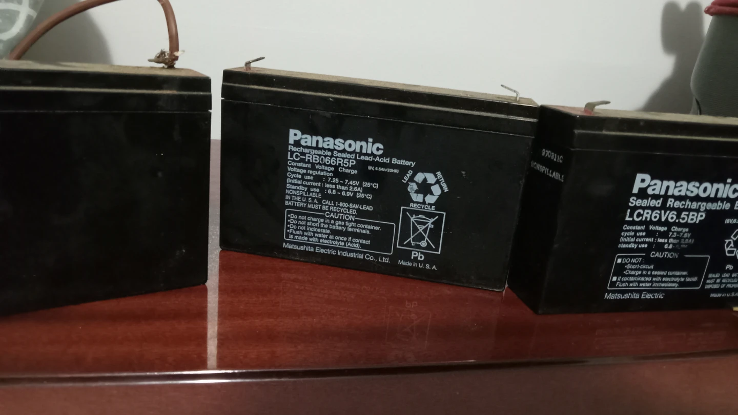 Panasonic Rechargeable Sealed Lead-Acid Battery