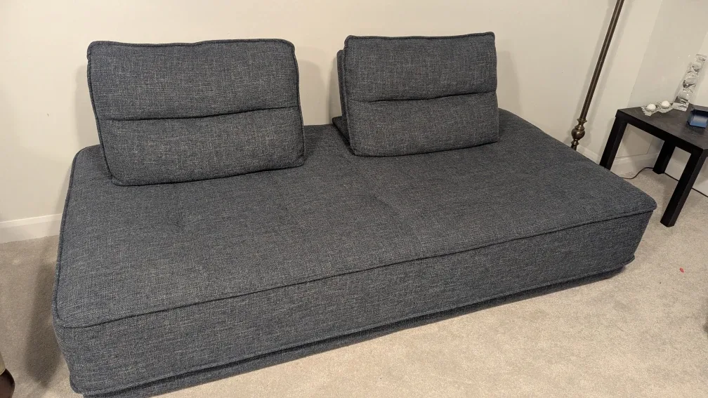 Structube two-Seater Sofa Bed - blue image indicator(2)