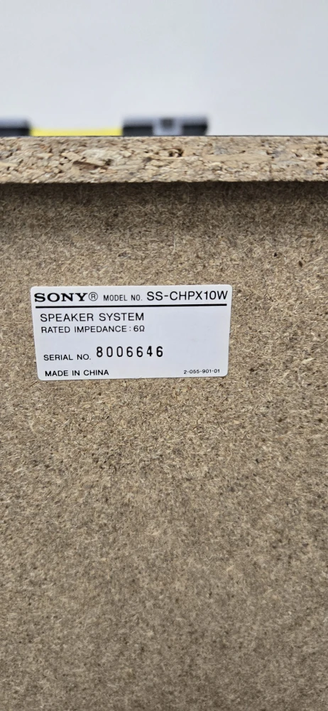 Sony SS-CHPX10W Speaker System - photo 5