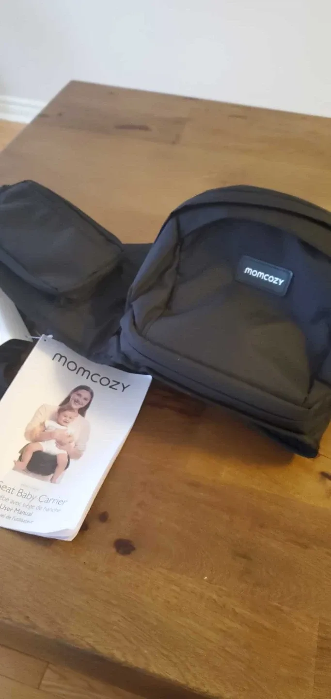 New Momcozy Hip Seat Baby Carrier - Black