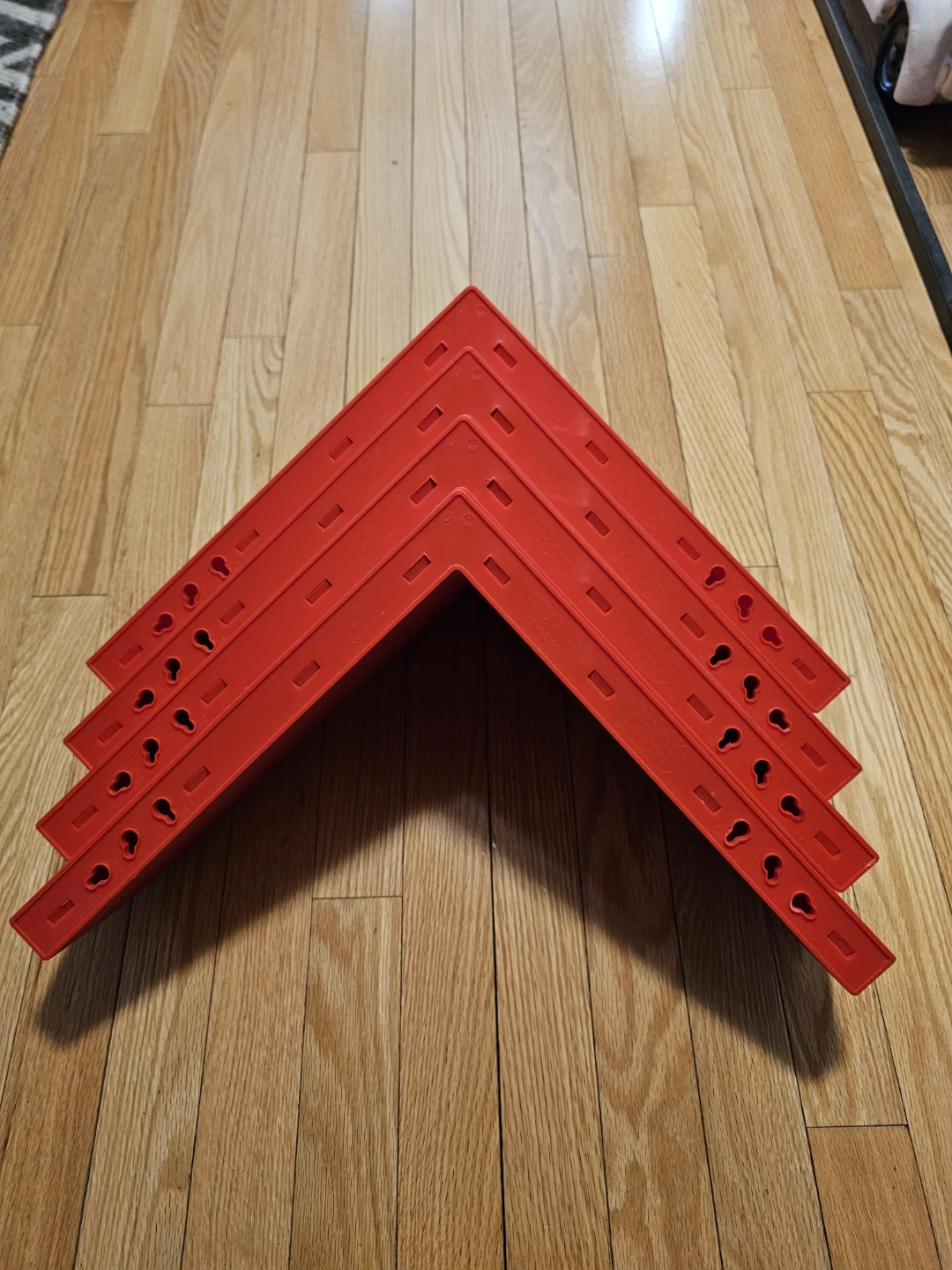 IKEA Mammut shelves- red