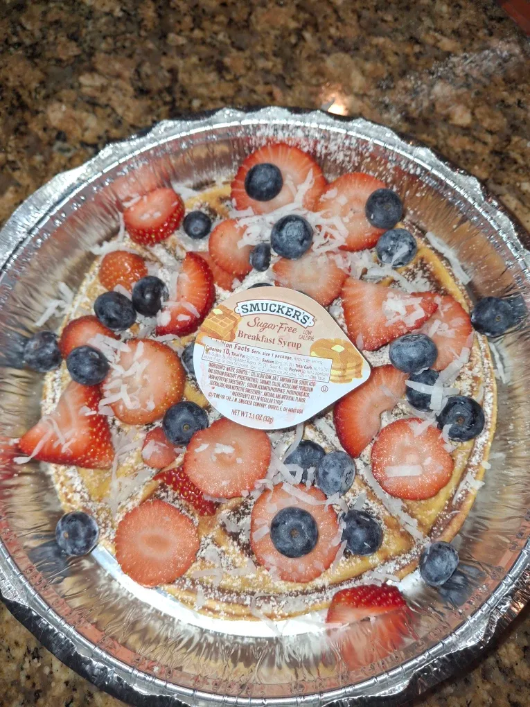 Protein waffles fresh every day!