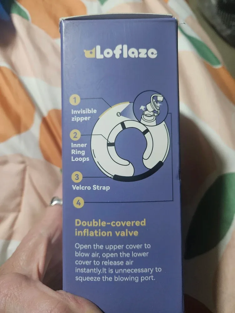 Loflazo Lazy Cone Inflatable Protective Collar - XL image indicator(2)