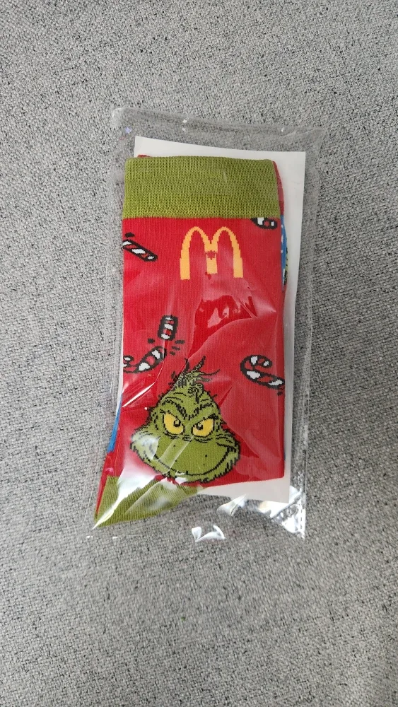 McDonald's The Grinch socks