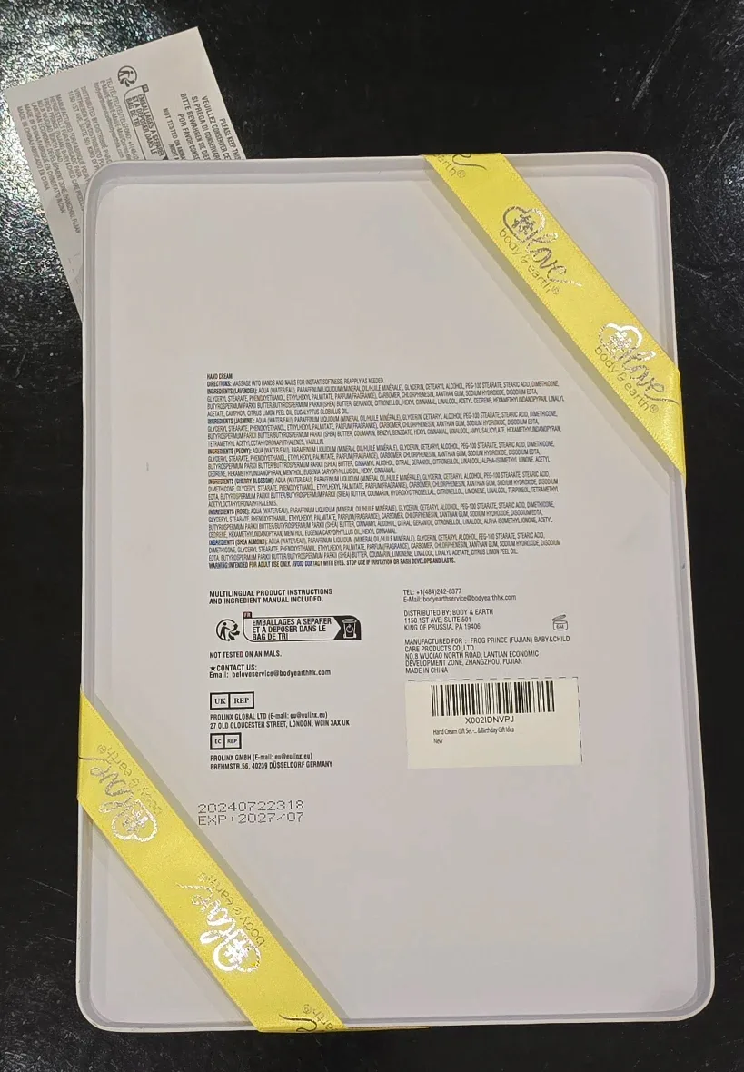 NEW! Body & Earth Hand Cream Set! (6 x 30ml) image indicator(3)