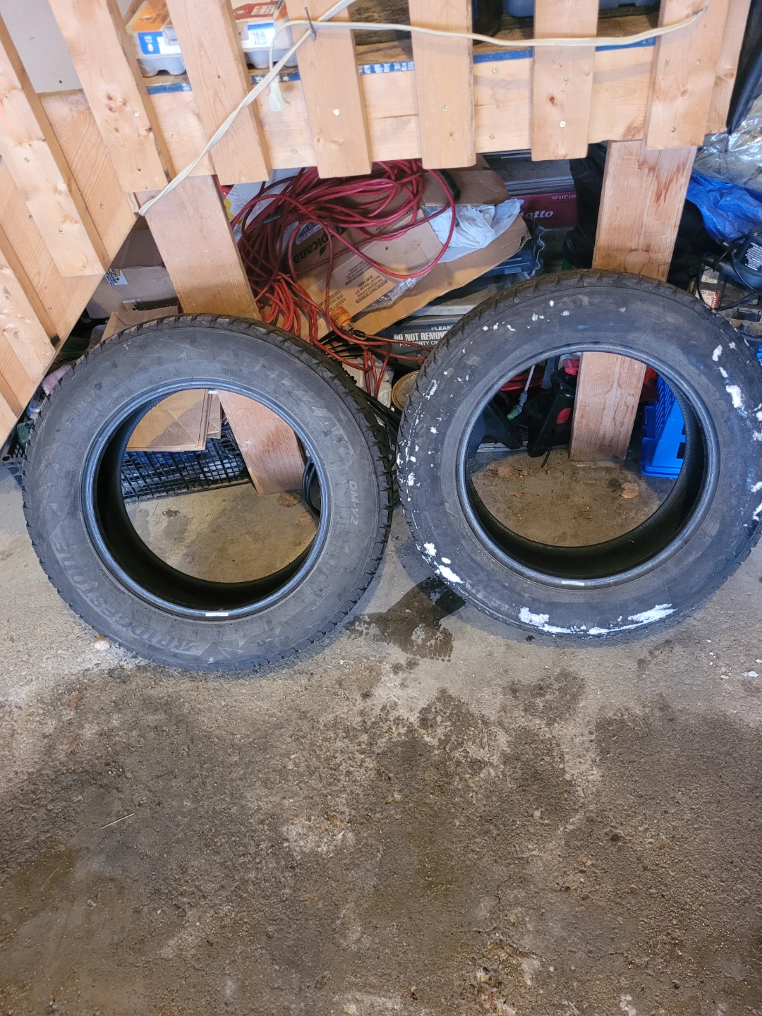 Two Brand New 17 Inch Bridgestone Blizzak Winter Tires 225/65/17