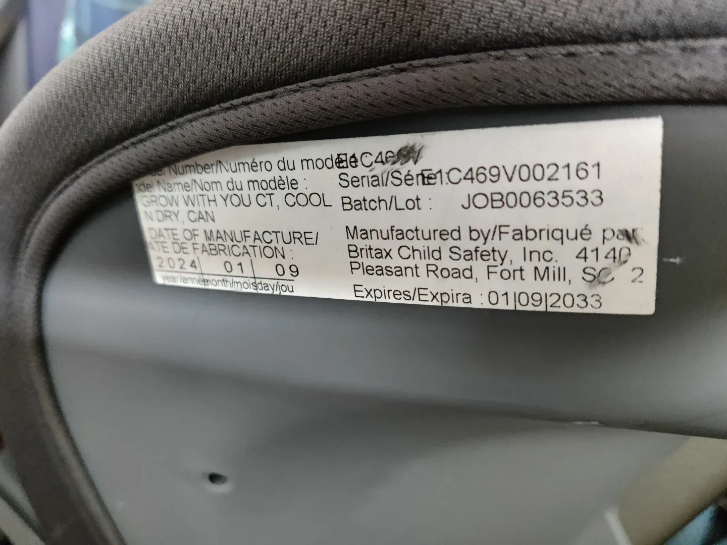 Britax Grow With You Click Tight Car Seat image indicator(3)