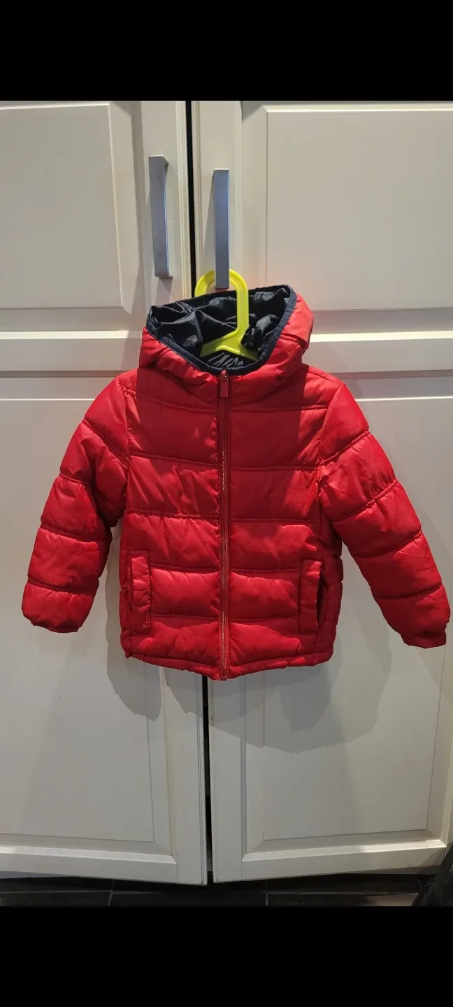 Zara Red Puffer Jacket