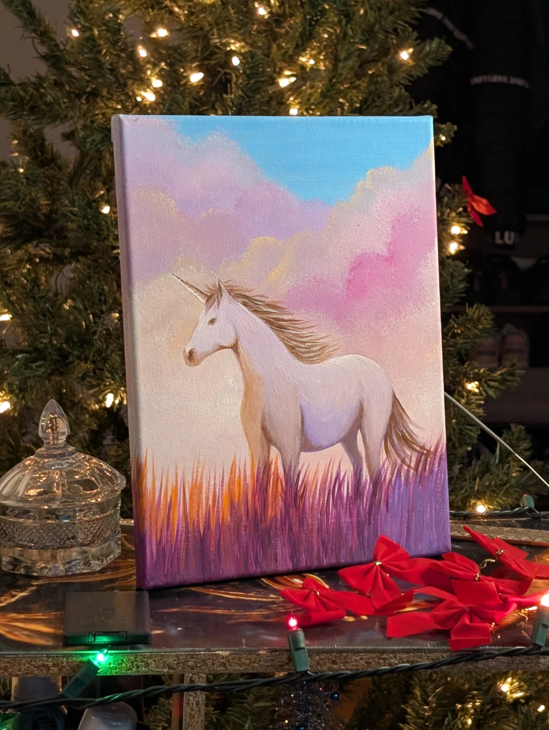 Unicorn Painting on Canvas 🦄