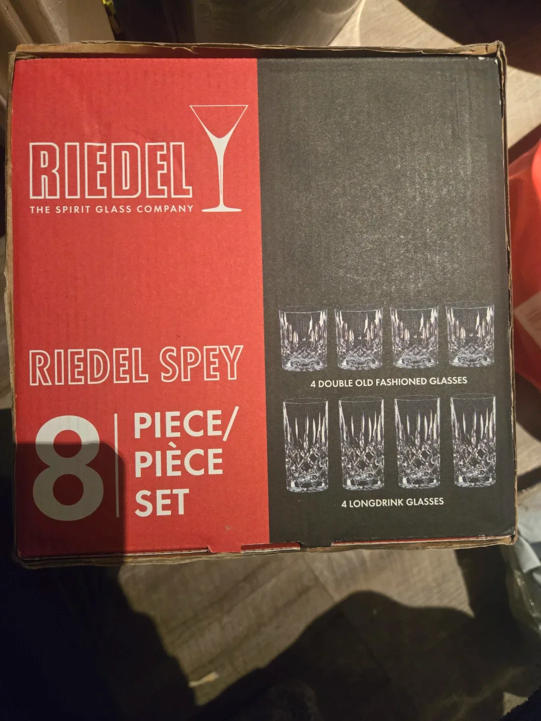 Riedel Spey 8-Piece Glass Set (New)