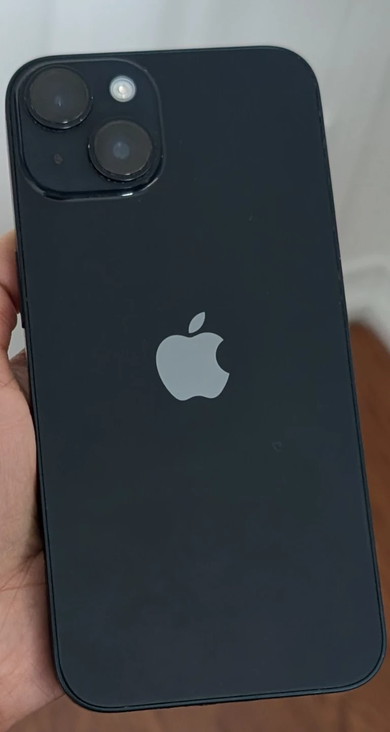 iPhone 14 (256GB) with multiple accessories