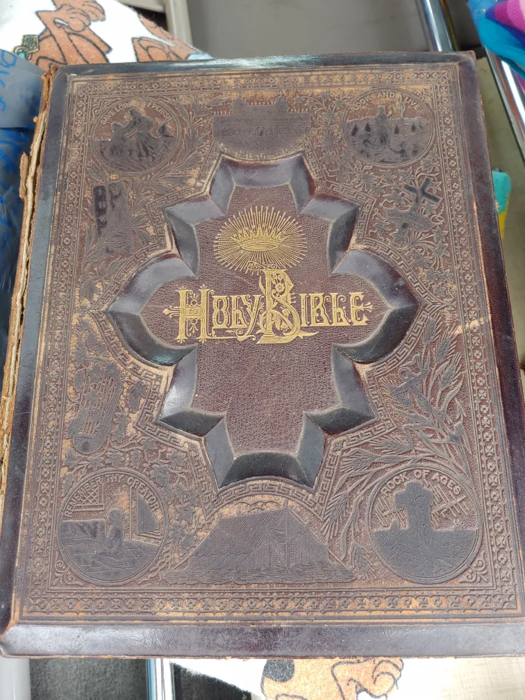 Antique 1881 Holy Bible