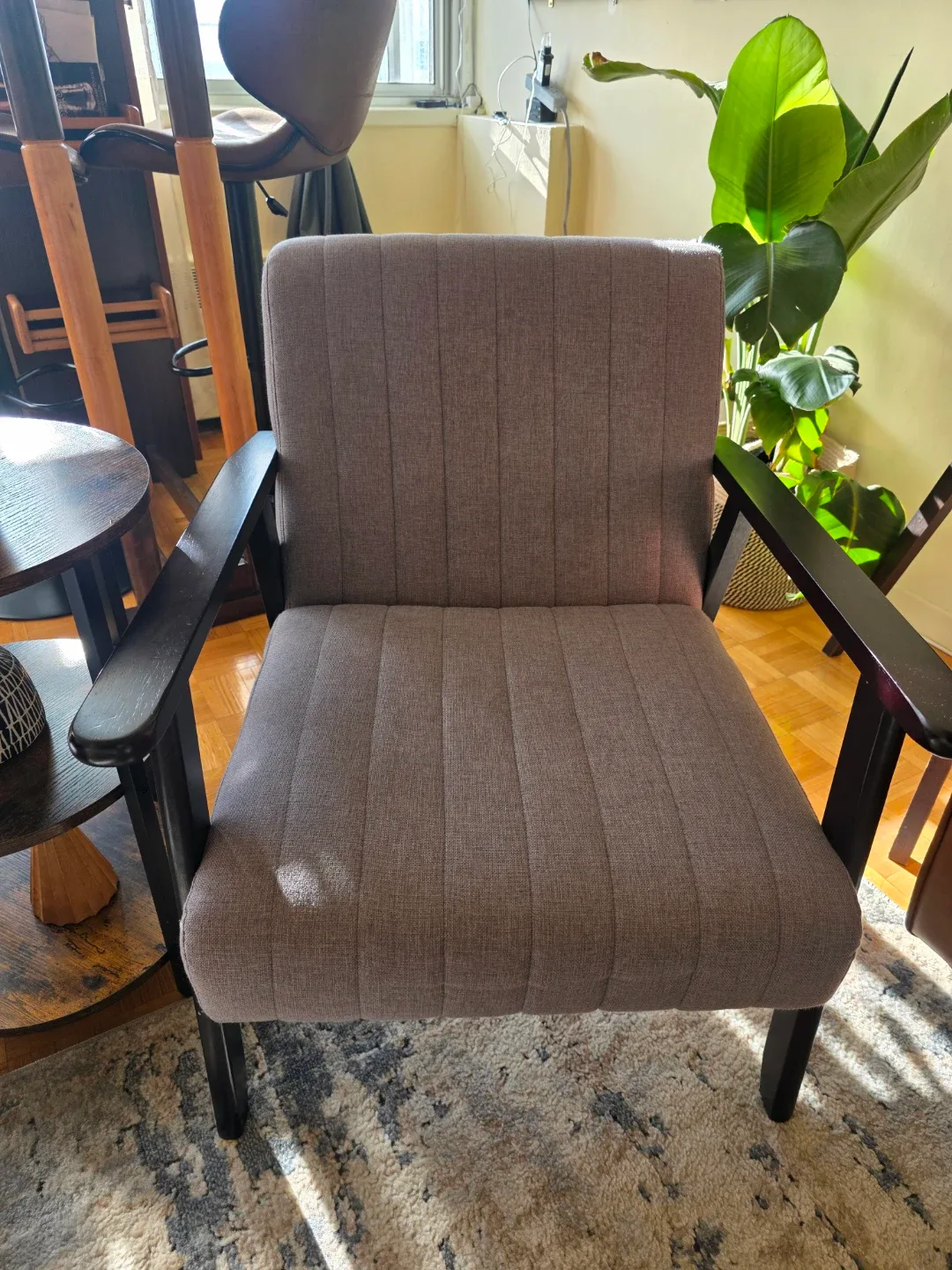 Homcom accent chair 2 pcs Gray