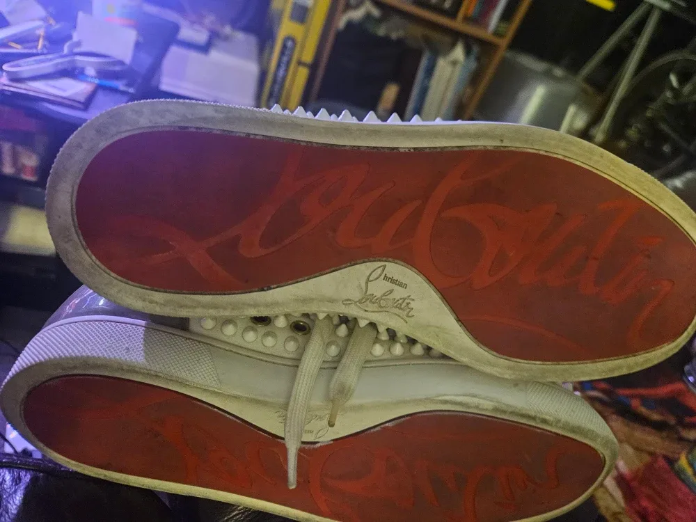 Christian Louboutin Spiked High-Top Sneakers