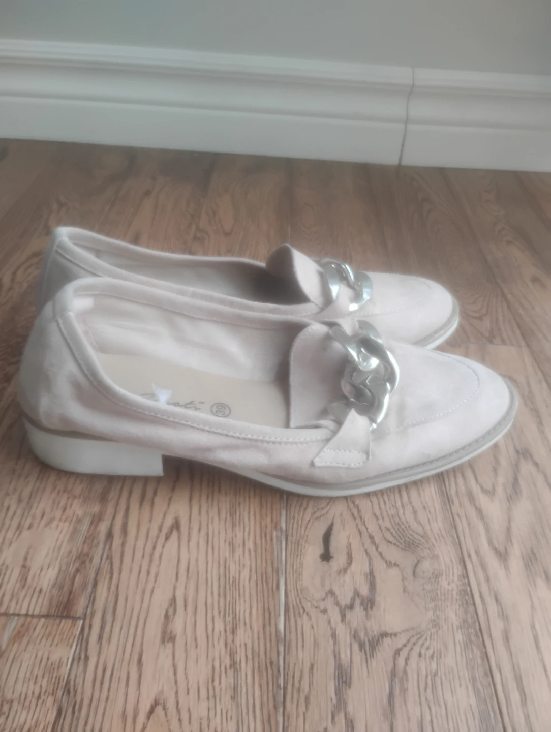 2 Pink Loafers - Size 8 for $8