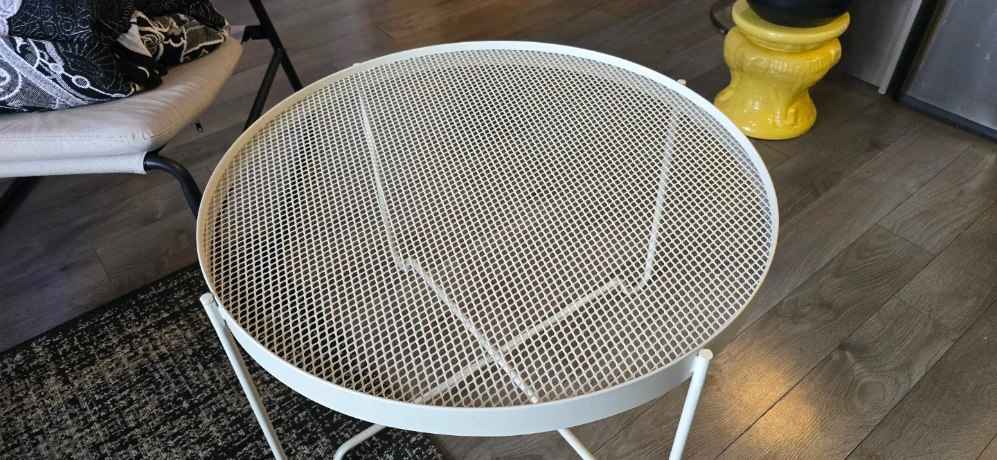 IKEA KROKHOLMEN Beige Outdoor Coffee Table image indicator(2)