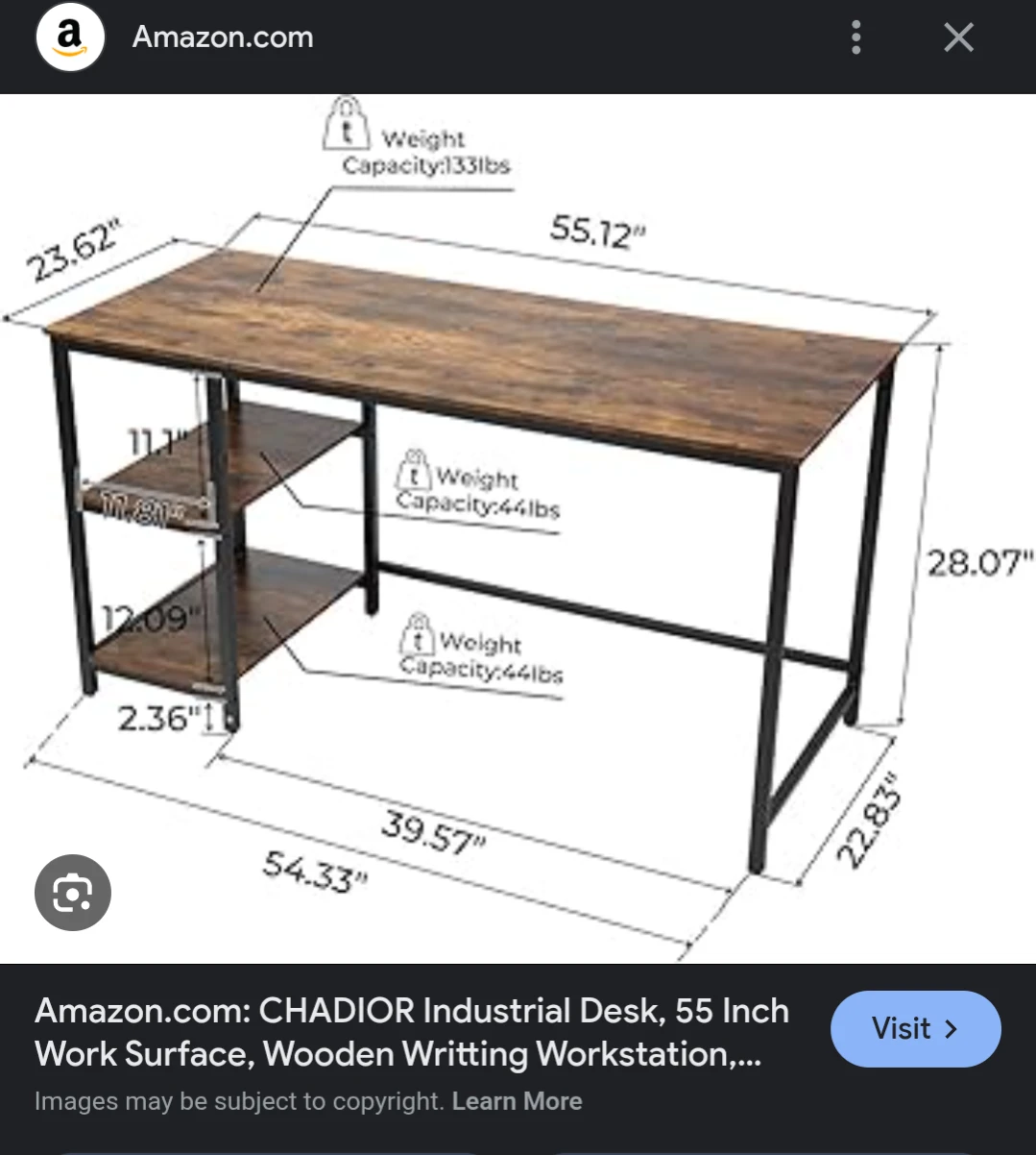 Lovely wooden desk with convenient shelves, great condition - photo 3