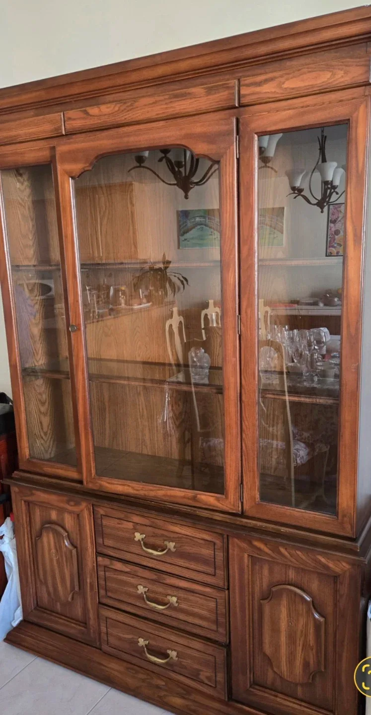 Wooden China Cabinet