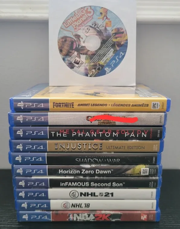 Playstation 4 Games, Starting at $5