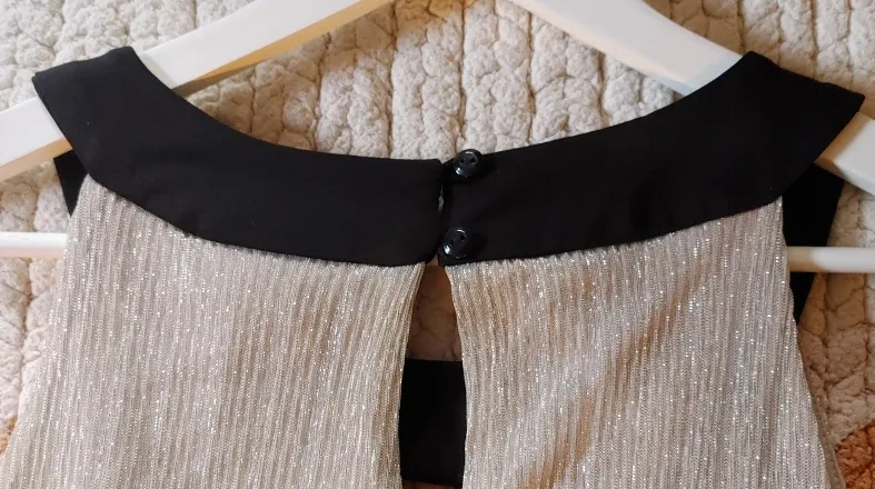 En Focus Petite Black/Silver Dress - Size 14P image indicator(8)