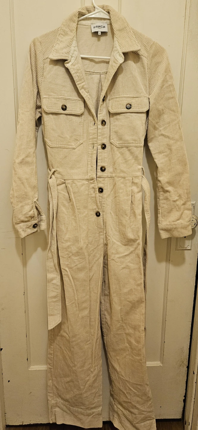 FRNCH Paris Corduroy Jumpsuit - Size XS - photo 2
