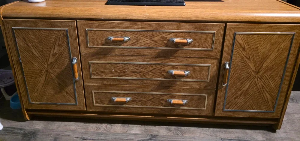 Wooden Dresser with Drawers